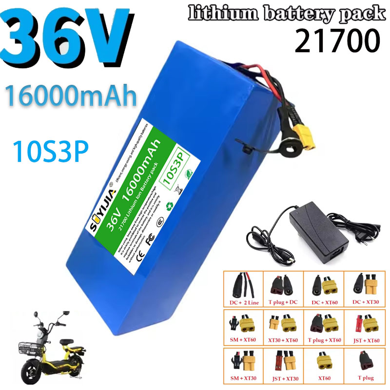 60V 50Ah Electric Scooter Battery - 21700 36V 16Ah 10S3P Batterie Au