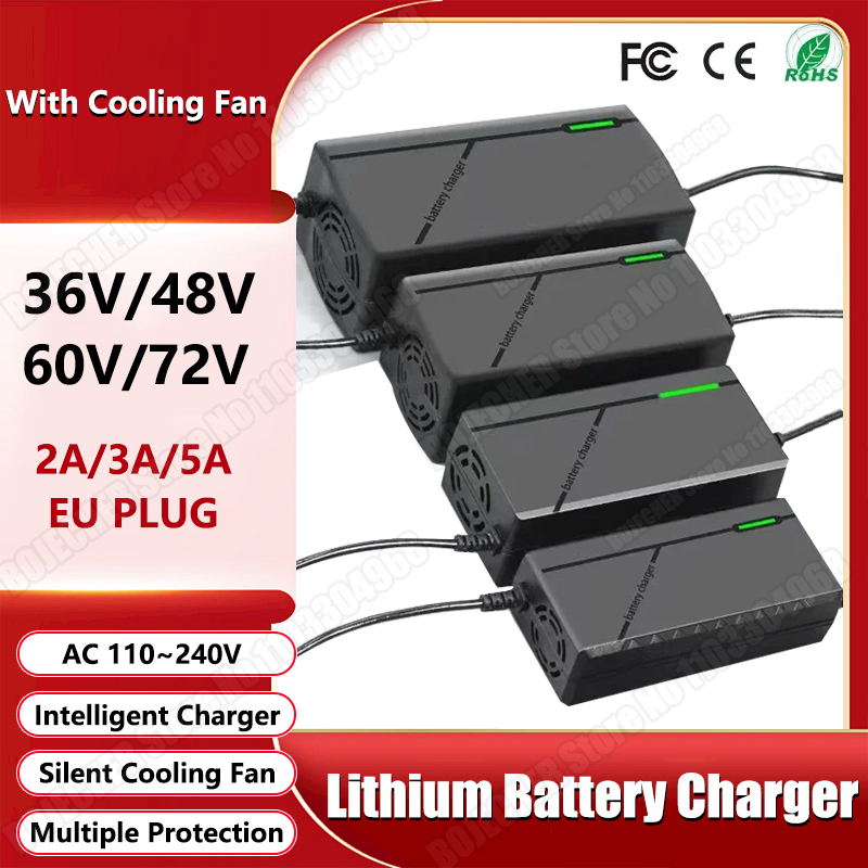 36V 48V 60V 72V Charger 2A 3A  - 84V 20A Smart Charger review and price