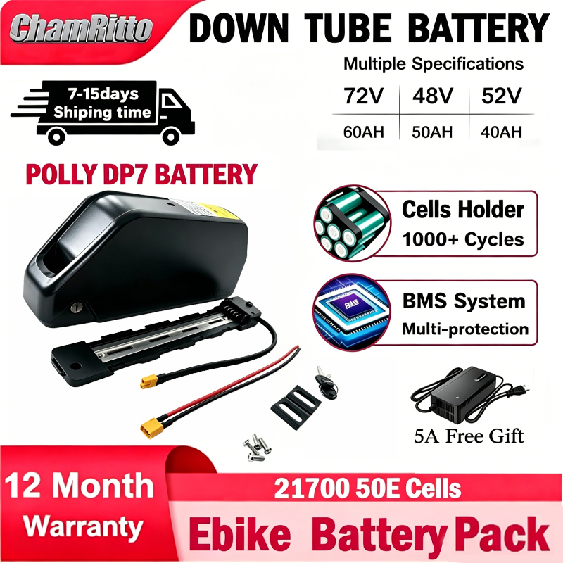 E bike cham-rider 36v 48v 52v  - 72V 50Ah 21700 Lithium Battery review and price